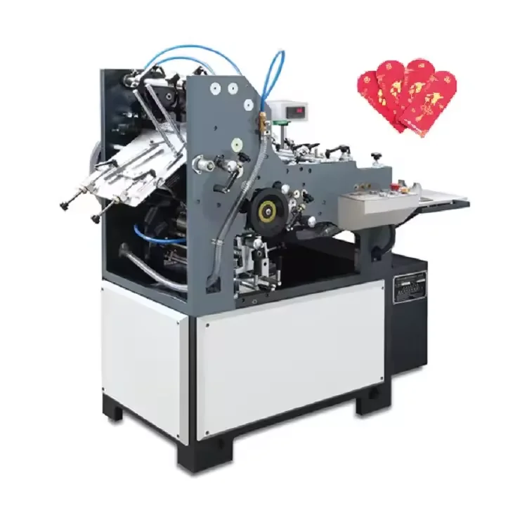 Fully Automatic Small Paper Envelope Making Machine Paper Pocket A4 Envelope Maker Machine Price Paper Bag Making Machine