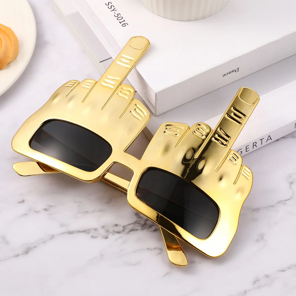 Eye Glasses Party Supplies Funny Eyeglasses Middle Finger Novelty