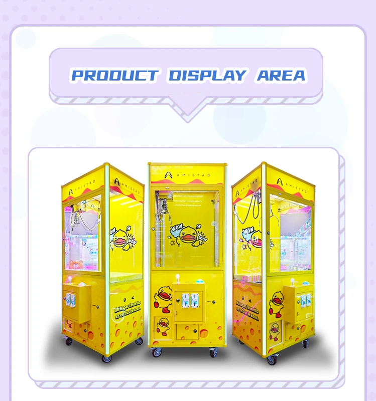 Amusement Park Indoor Games Toys Claw Crane Game Machine Vending Doll Machine