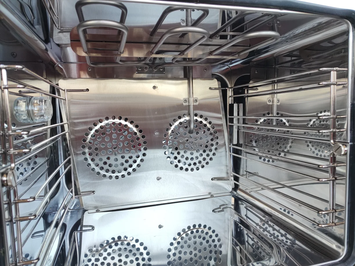 Convection Pven With Spray Function Commercial Oven Full Perspective Hot Air Circulation Electric Oven