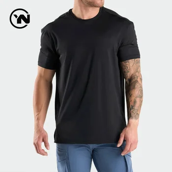 2024 Summer Men's Clothes Oversized T-Shirt 100% Cotton Streetwear Hip Hop Blank Custom Logo Vintage T Shirts