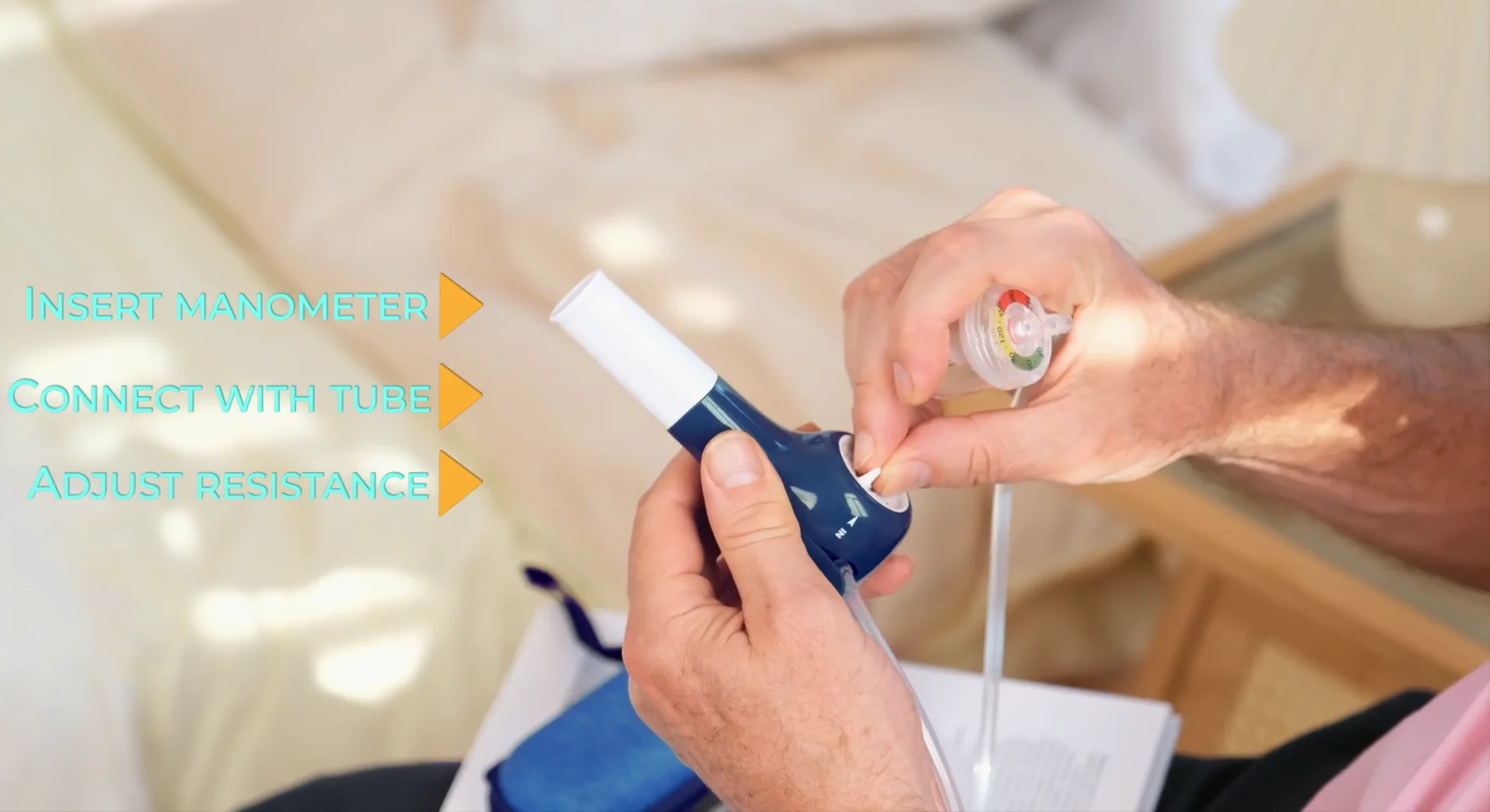 Lung Fitness Breathing Muscle Trainer Expiratory Breathing Exercise Device Healthy Care
