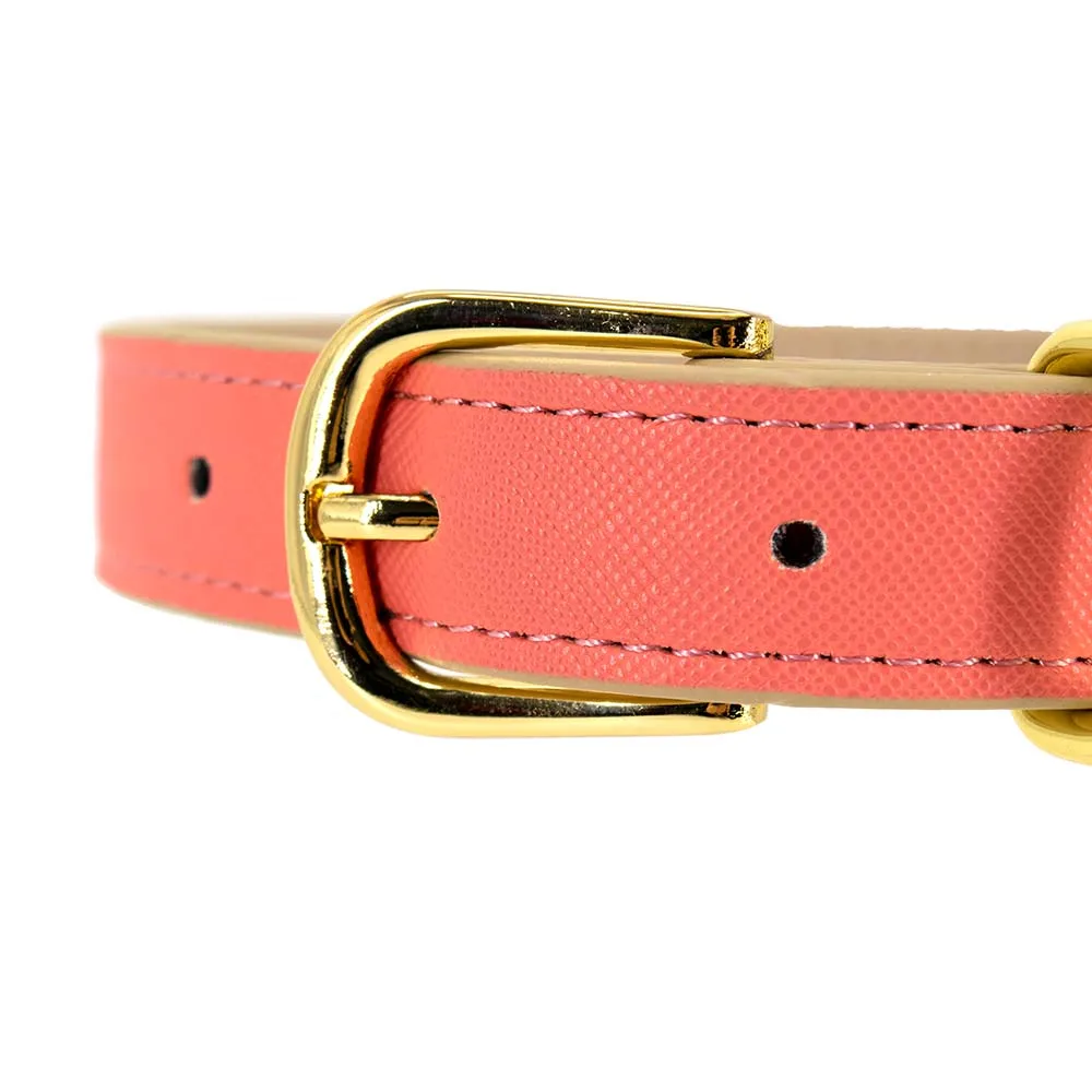 Personalized Leather Dog Collar Vegan Leather Luxury Dog Collar And ...