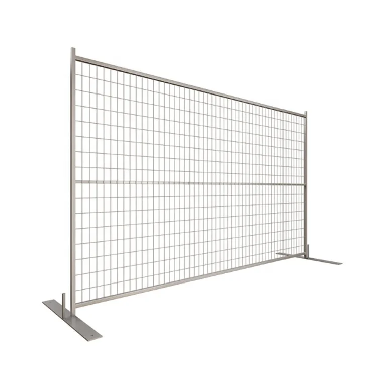 High Quality Temporary Construction Barrier Safety Heavy Duty Removable Iron Fence manufacture