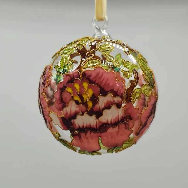Factory handmade custom high-grade cloisonne enamel glass cloisonne ornaments for gift decoration to VIP customers