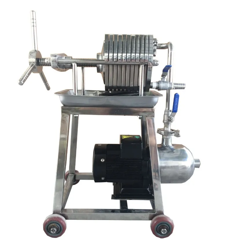 Stainless Steel Wine Filter / Filtering Machine / Liquor Filter Sake Filter Press Machine
