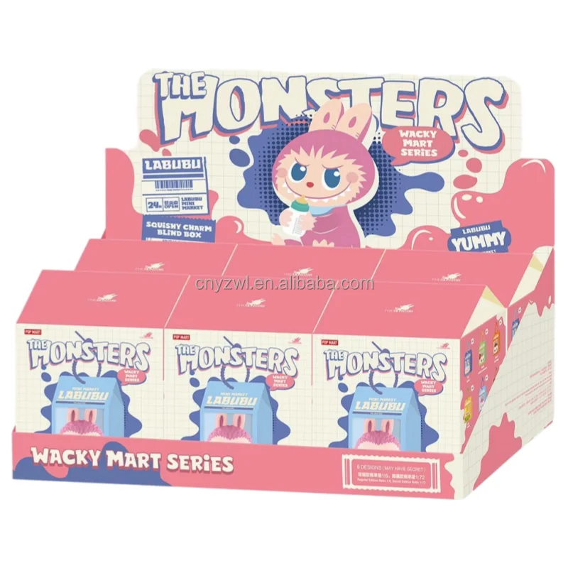 THE MONSTERS Wacky Martシリーズ マグネット BOX THE MONSTERS Wacky Mart Series-Fridge Magnet Blind Box - POP