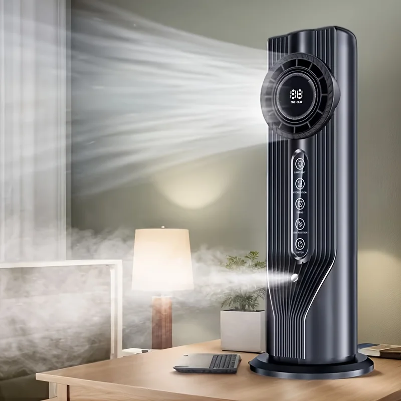 USB Multi-Function Portable Air Conditioner Fan Cooler Mechanical Control 6-Speed Adjustable Lightweight Design RV Use