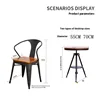 Single wood table (diameter 55)