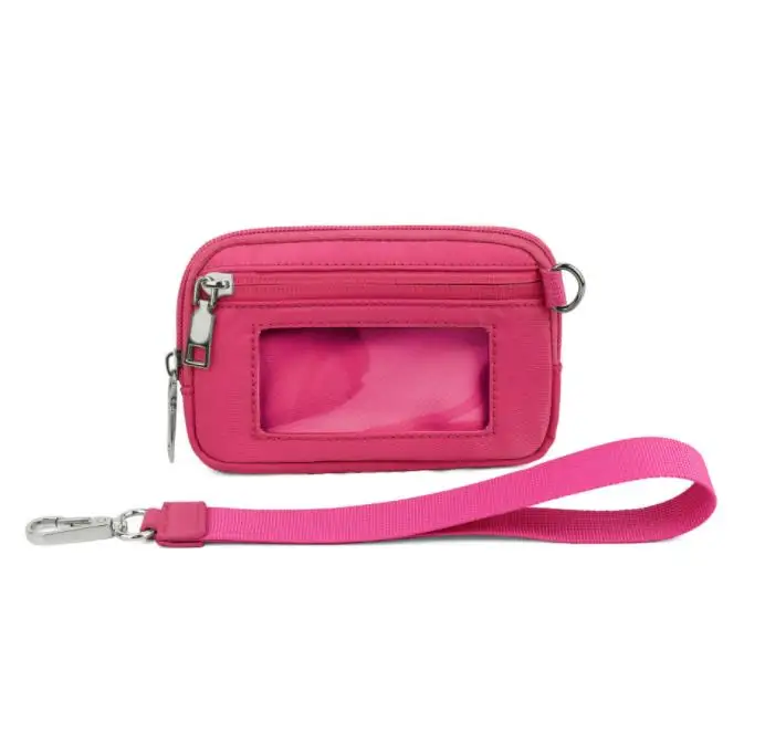 2025 Alibaba Wholesale Travel Woman Cosmetic Organizer in Hand, New Fashion Waterproof clear Pvc Coin Purse Card Holder Custom