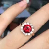 Anello in Argento Sterling 925 con Granato 42