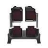 5D monocouche + tapis milanais de couleur café grille