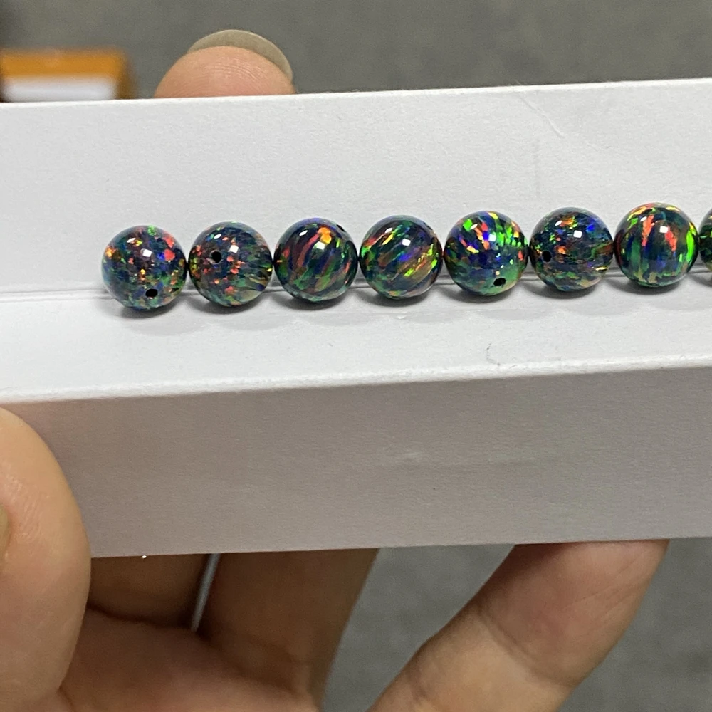 hq gems synthetic opal stone 8mm