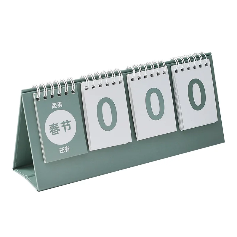 2024 Настольный календарь планировщик простой маленький свежий книга креативный блокнот