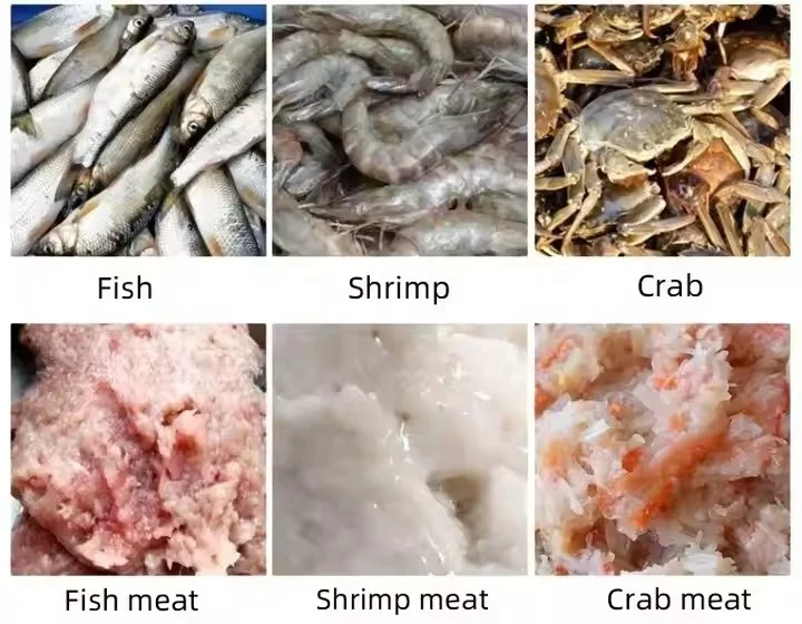 Newest Design Shrimp Shell Removing Machine Fish Bone Crusher Industrial Fish Meat And Bone Separator
