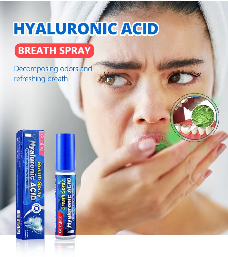 Best Refreshing Vitamin Antimicrobial Mouth Spray Immune Mint Flavor