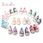YIWU MISU High Quality Multi-color 18- inch American Doll Girl Canvas Sport Tennis Sneaker Doll Shoes