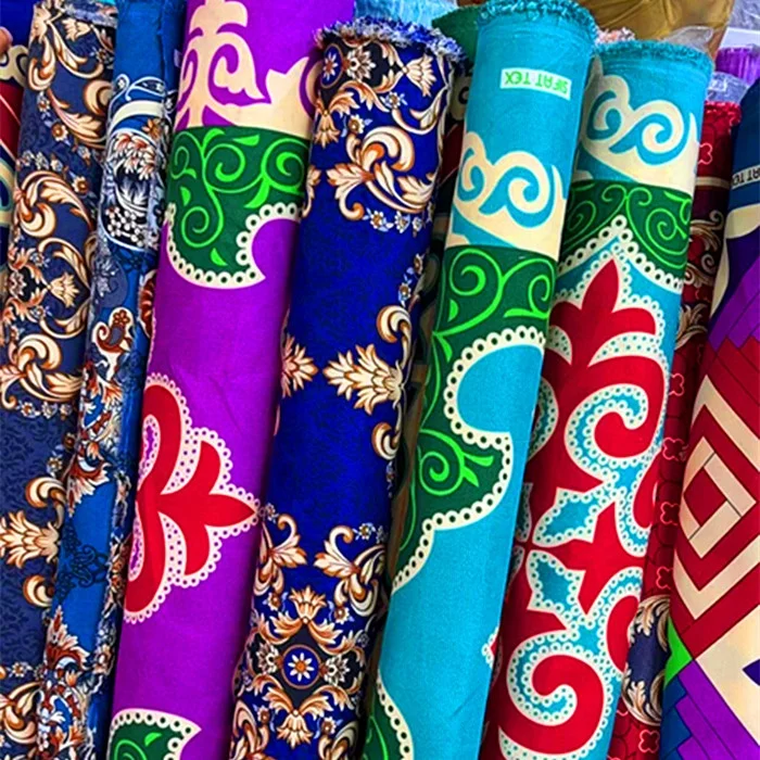 Changxing Factory Direct Sales Disperse 5D Printed Twill 100% Polyester Fabric for Uzbekistan Market