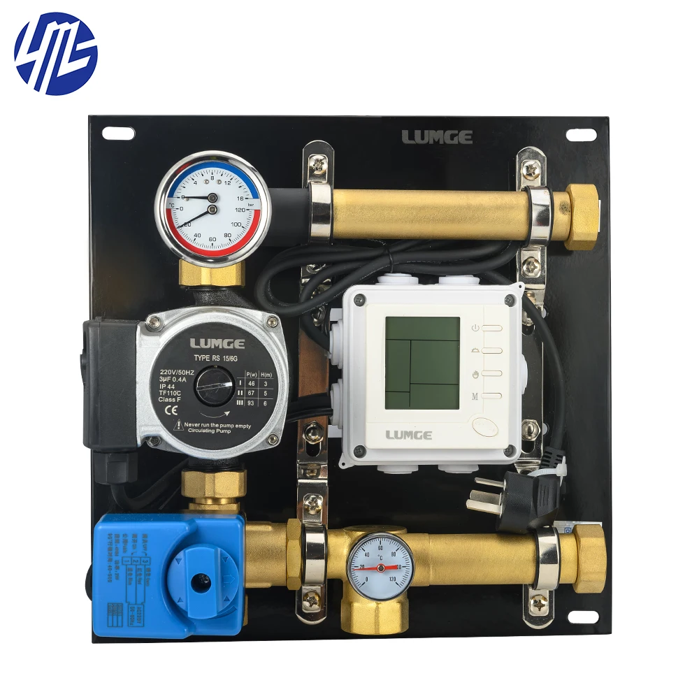 Brass Copper Hydronic Thermo Mixing Valve Ufh Blending Valve Buy