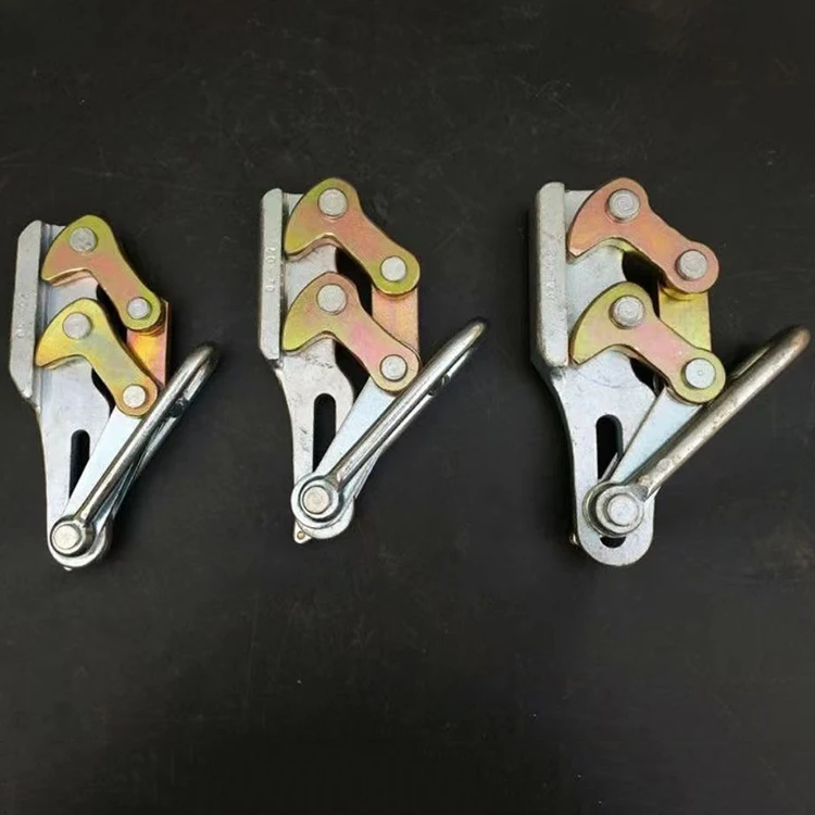 Dual Camera Earth Wire Gipper Overhead Transmission Line Stringing Tool Ground Wire Clamp Metric Measurement System Clamps