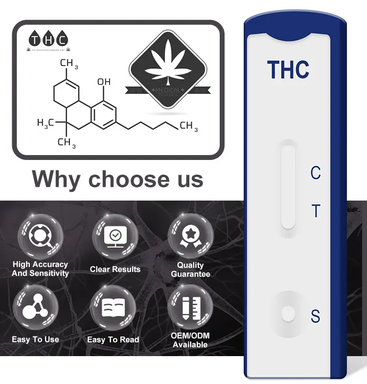 Drug Of Abuse Colloidal Gold Diagnostic Kit Thc Urine Rapid Test Buy