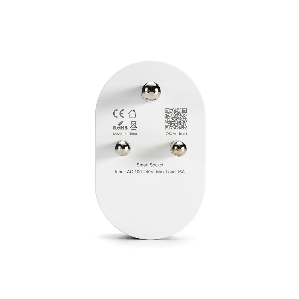 Smart Tuya Plug Smart Plug Indian Standard with Energy Monitor Timing Function WIFI Socket 16A Electrical Plug Smart Life