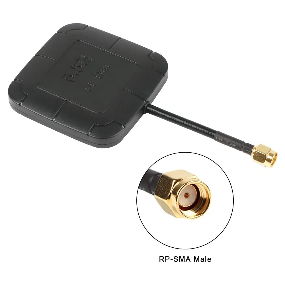 Long range 5.8G 14DBI receiver High Gain Flat Panel & Mushroom FPV Antenna RP-SMA FPV Receiver Spare Parts   for RC FPV Drone details