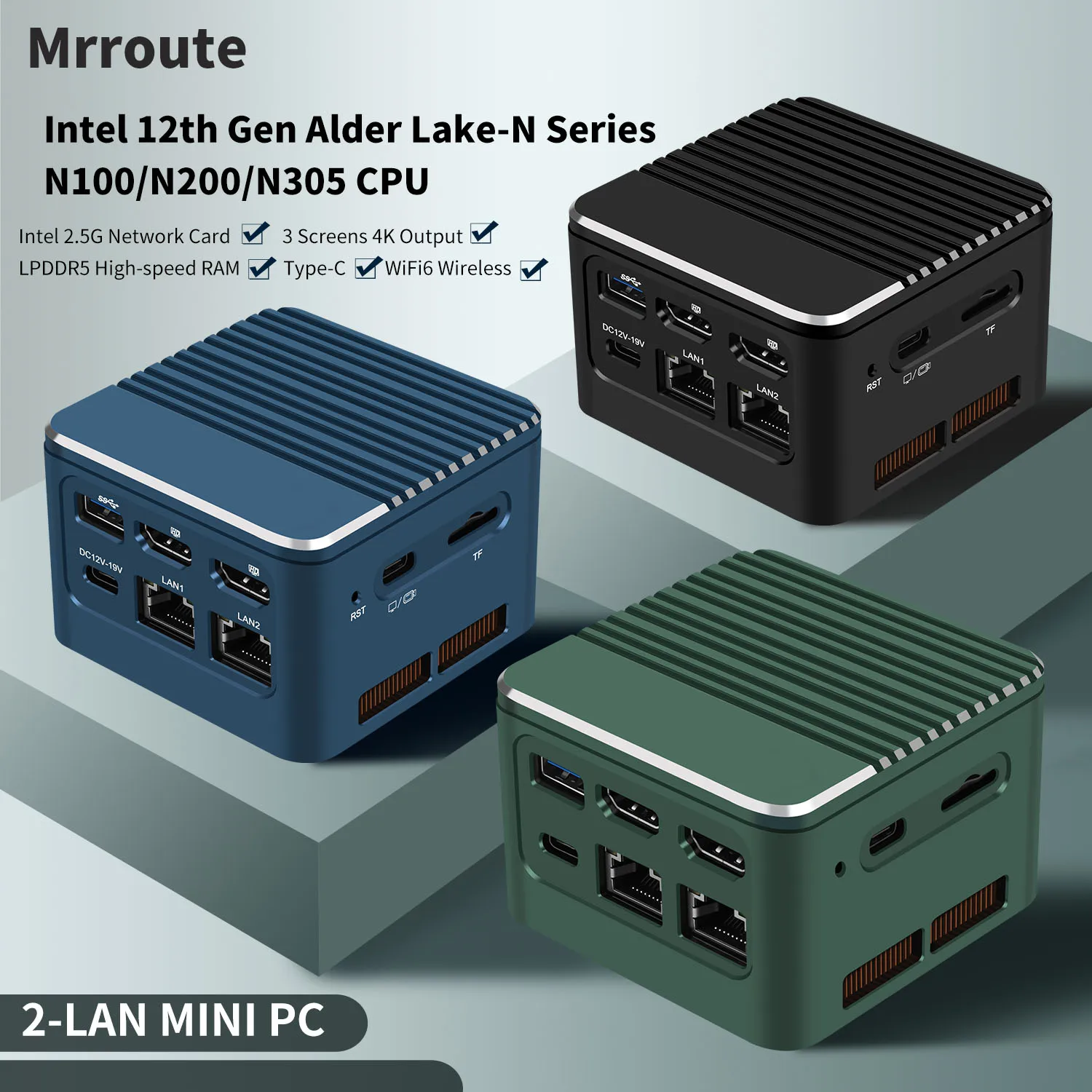 Mini Pc Win11 Pro Intel i3-N305 Mini PC 8G RAM 512G SSD 4K UHD/HD