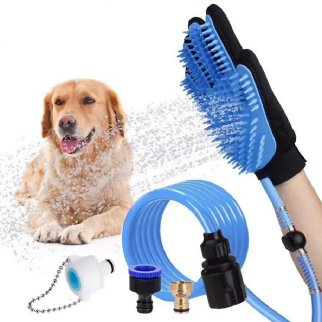 Uniperor Pet Products Pet Cleaning & Bathing Tool Hair Washing Cat Dog Shower Spray Hose Glove Pet Shower Head Handheld Bathing