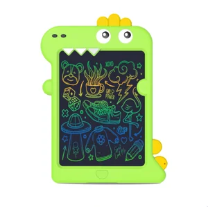 ABLE Notepad 10 Inch Multi Color Rechargeable LCD Handwriting Tablet Dinosaur Color  Custom Stationery Lcd Writing Pad 12 Inch