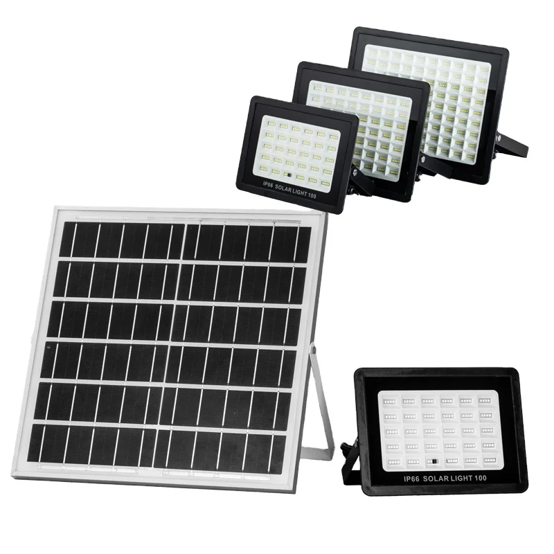 wholesale price Professional Supplier 15w durable  Lamp IP65 Rechargeable remote solar led flood light