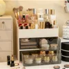 Three-layer storage box [Creamy White]