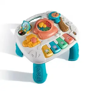 ITTL Baby Toddler Toy Early Educational Electric Multi-functional Puzzle Music Game Learning Activity Table Infant Toys for Kids