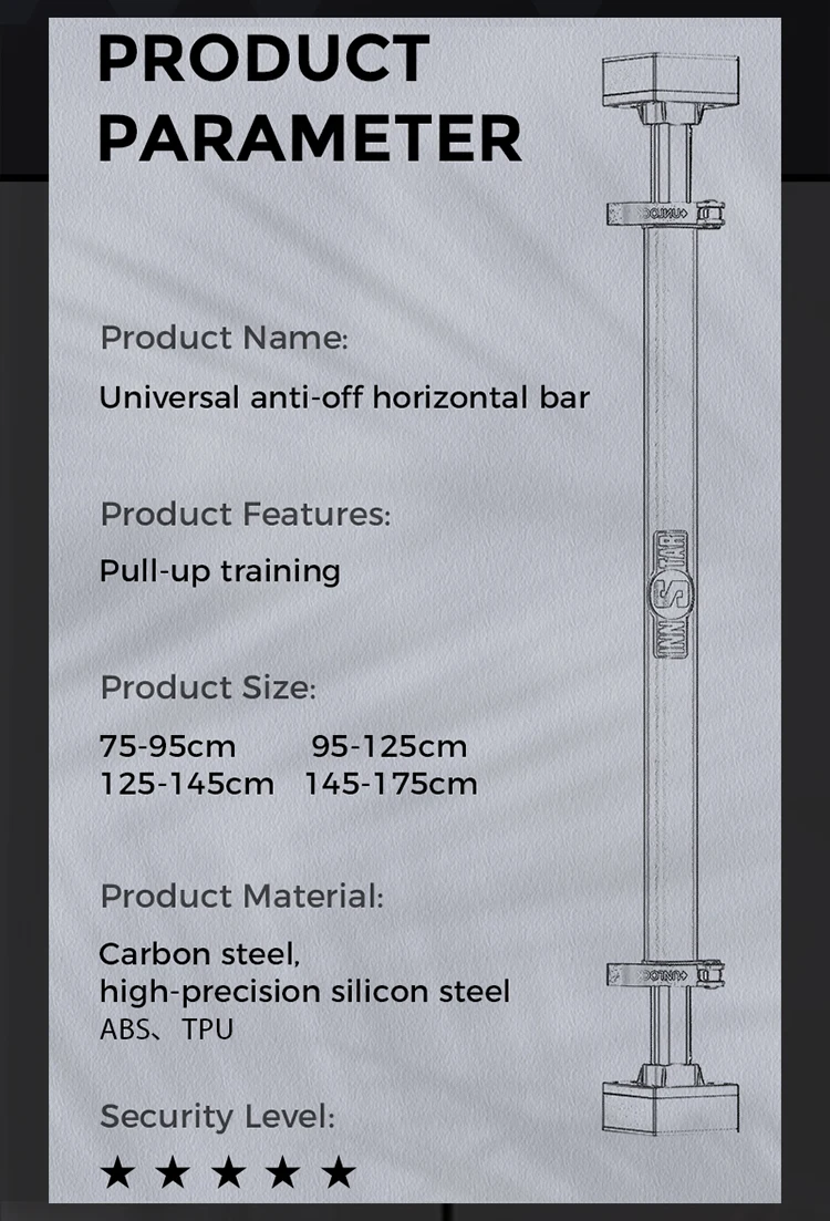 Innstar Pull Up Assistance Bands, 3 Heavy-Duty Adjtable