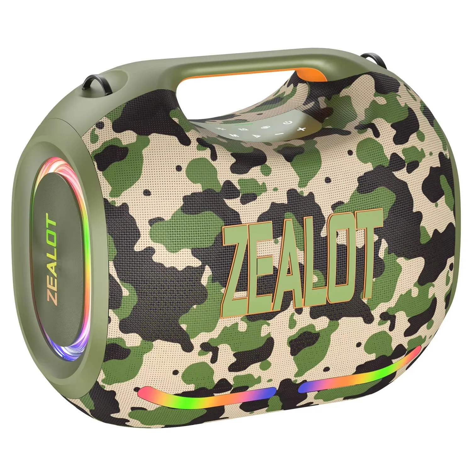 2025 Zealot 250W Waterproof Wireless Speaker, RGB Light, Portable