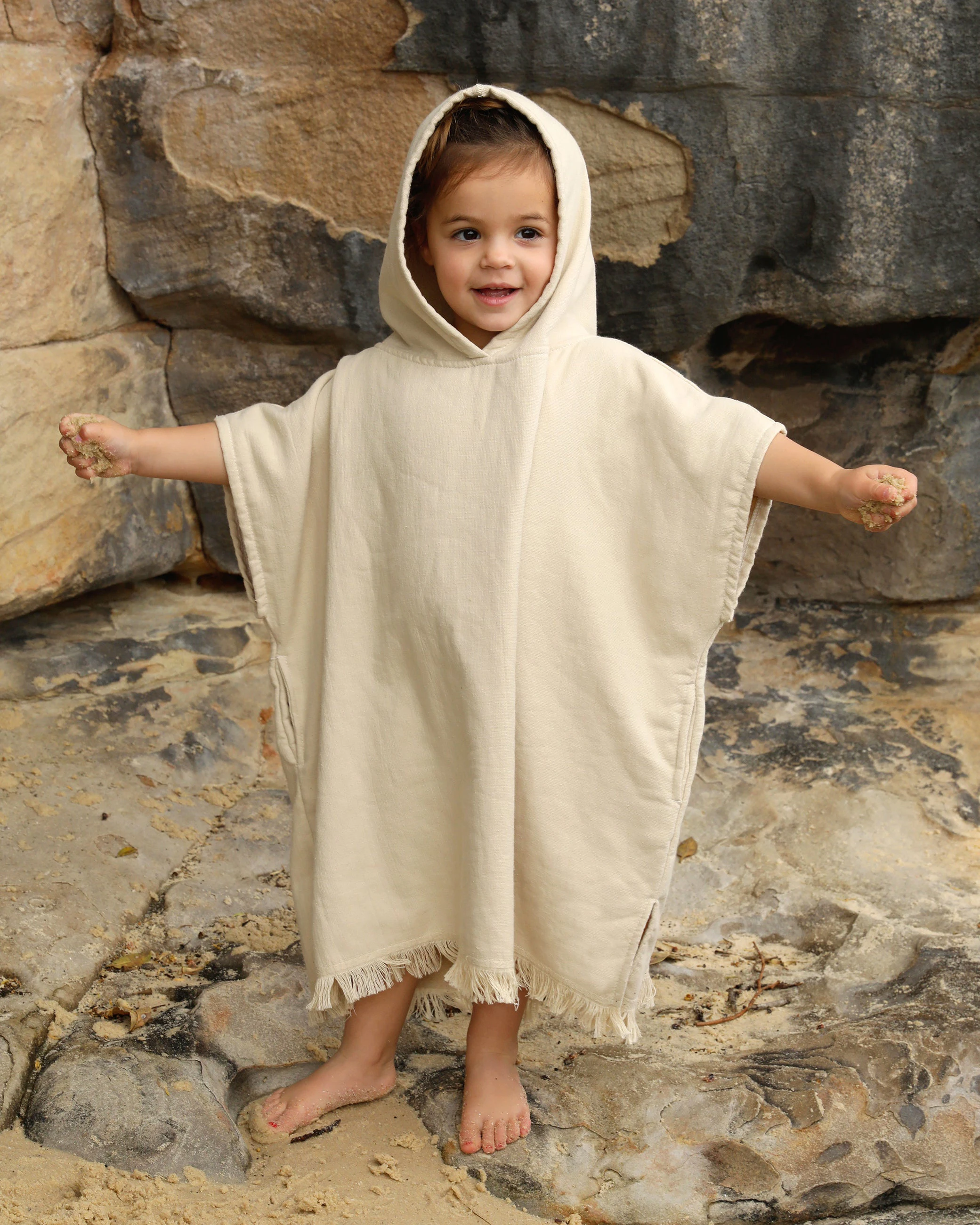 Hot Selling Comfortable Small Size Towel Poncho Surfer Poncho Kids Poncho Towel factory