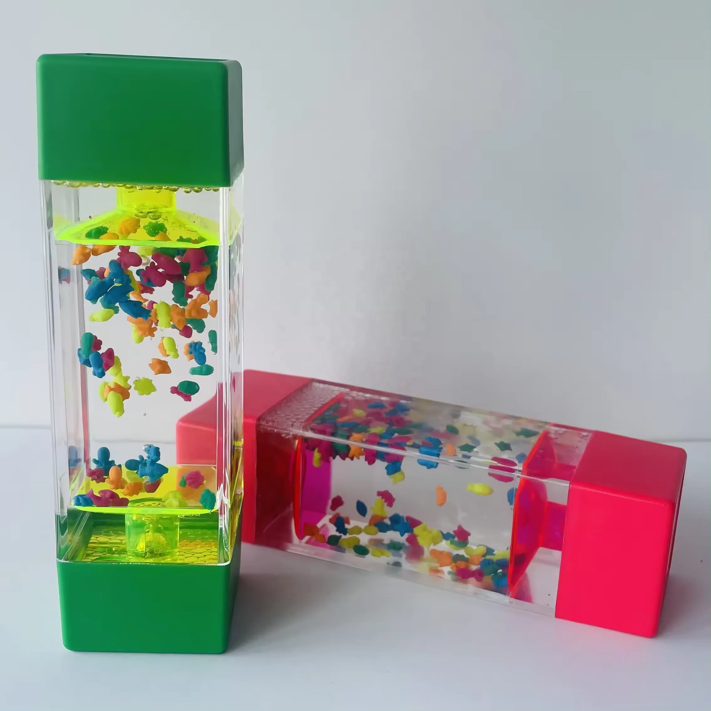 fidget box fish Spike Sensory 12 Pack by Innobaby innobaby Ready Style A realistic model perfect for teaching marine science and movement Color Sticky Rainbow Koi Fish