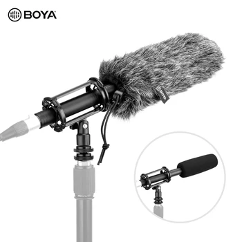BOYA BY-BM6060 Professional Shotgun Microphone Super-Cardioid Condenser Mic for Video DSLR Camcorder detail image