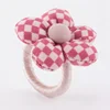 Pink Plaid Flower
