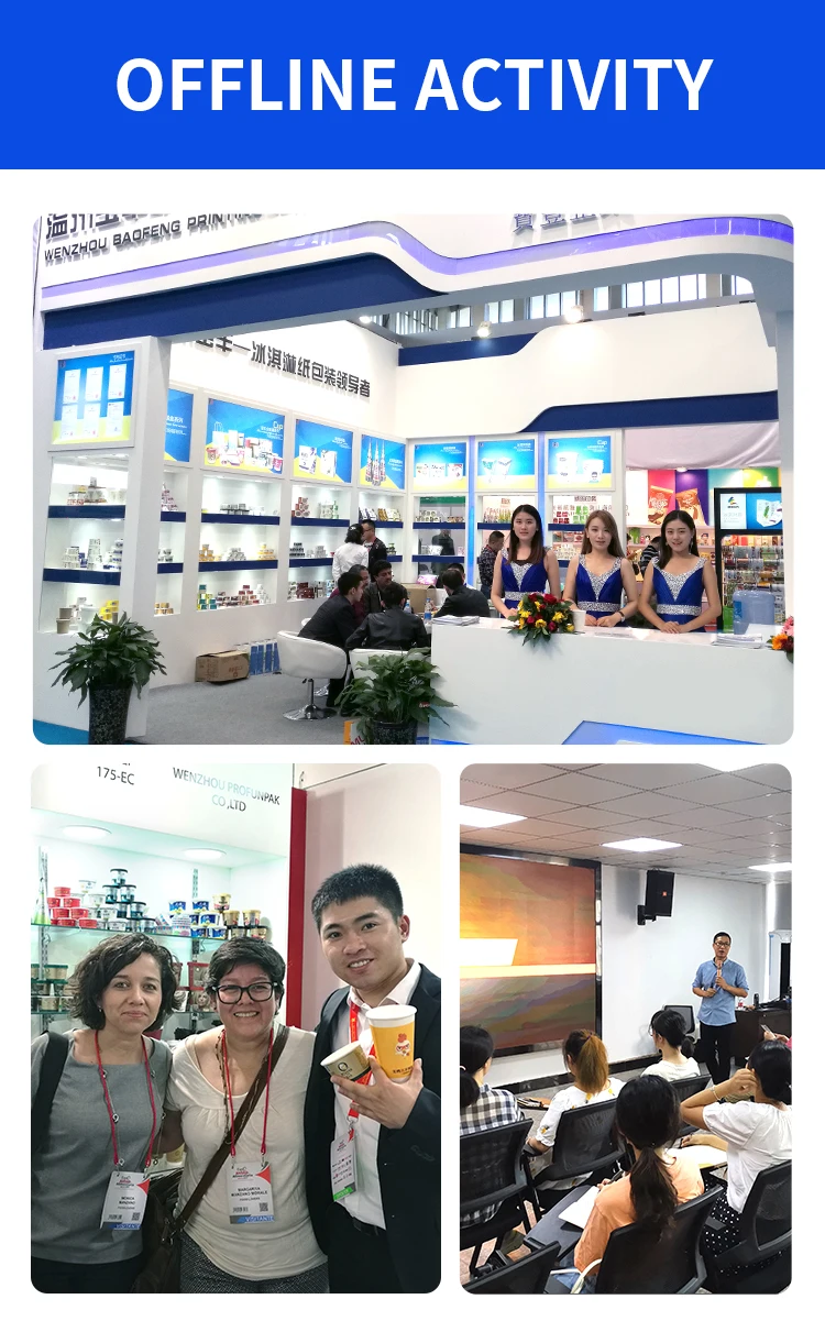 Disposable Wholesale Colorful Custom Logo Printed Pe Coated Kraft Hot