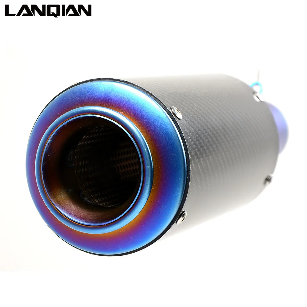 
Универсальная выхлопная труба для мотоцикла, выхлопная труба 36-51 мм, аксессуары для скутера, большинства мотоциклов 