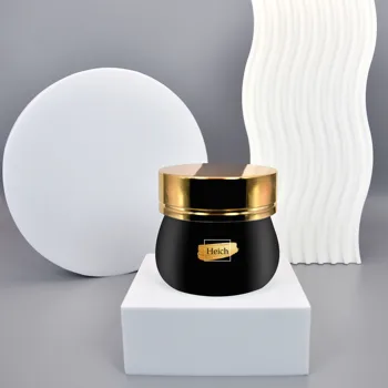 Cosmetic Packaging Containers Luxury Round Cream Jar 100g Skincare Glass Bottle Moisturizer Jar Packaging