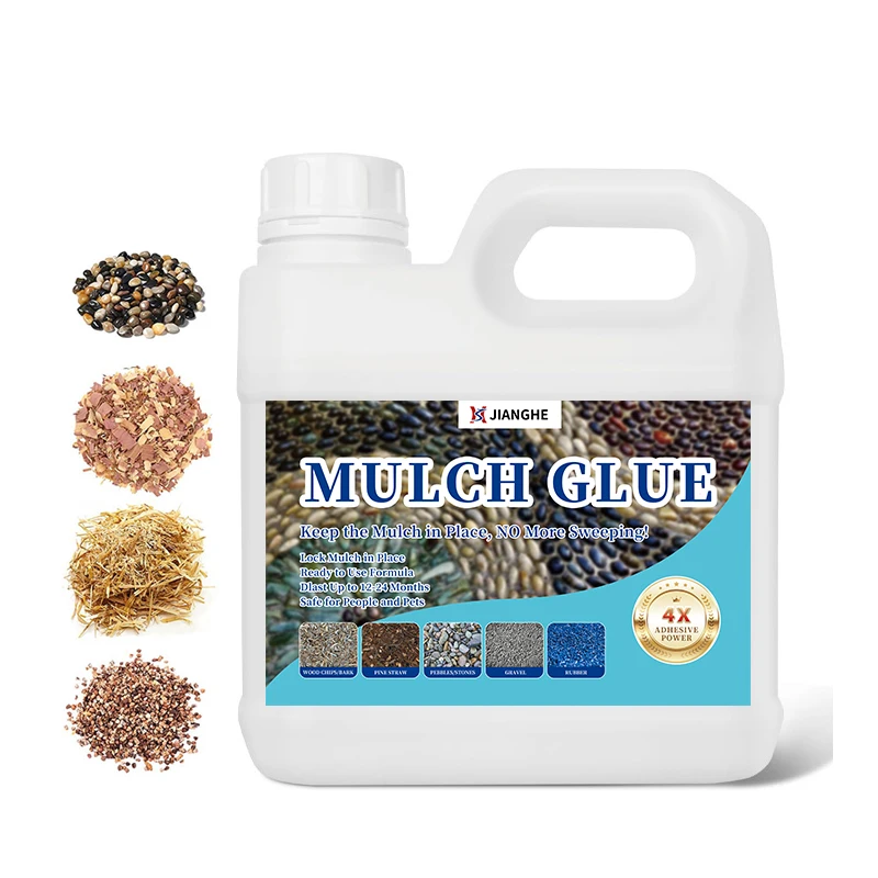 Non-Toxic Safe Fast Drying Super Adhesive Spray Strong Stabilizing Glue Rock Bond Pea Gravel Mulch Glue