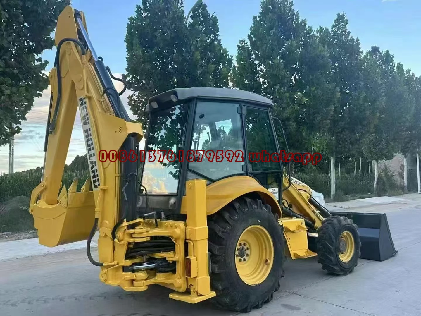 used NEW HOLLAND backhoe loader LB95B mini small tractor backhoe wheel loader diesel 4x4 tractor excavator