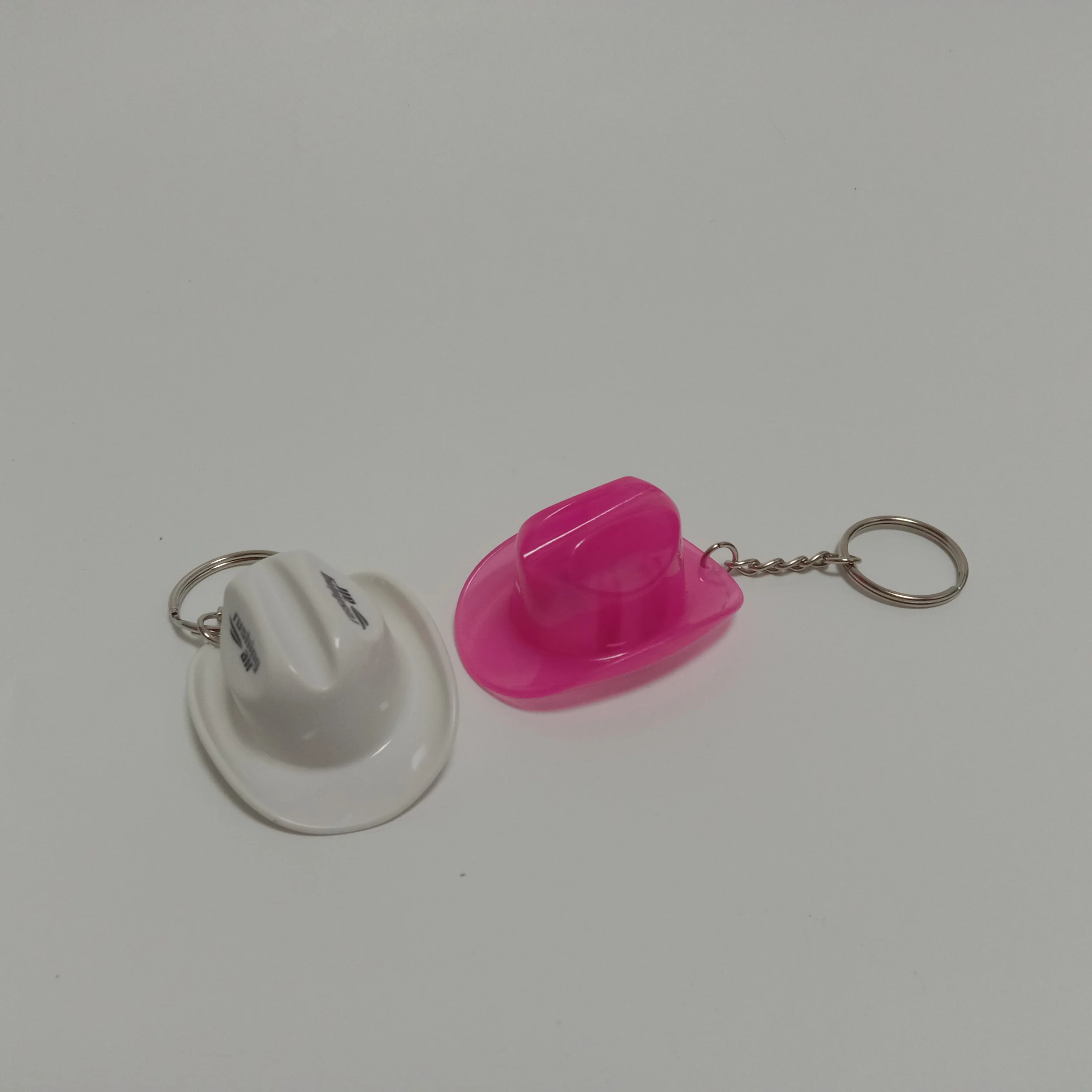 Pink Cowboy Hat Bottle Opener Keychain