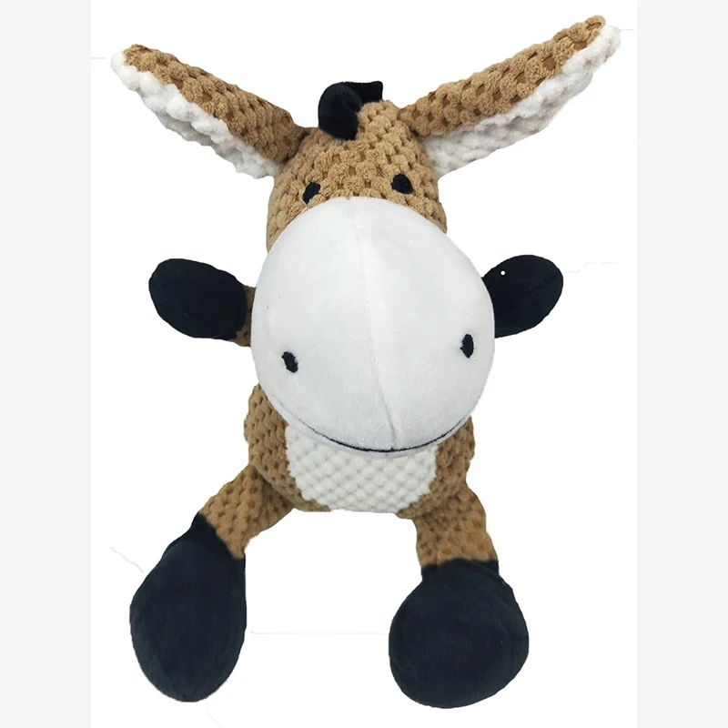Big Dog and Puppy Playing Durable Interactive Custom Wholesale Dog Toys Plush Pet Squeaky Toy