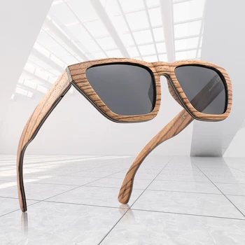 2024 fashion luxury shade frames custom logo wooden sunglasses wholesale TAC polarized lenses sports women men sunglasses unisex
