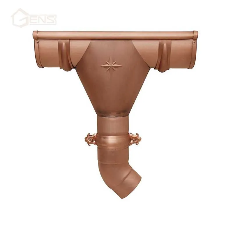 Custom Copper Water Gutter System Pipe