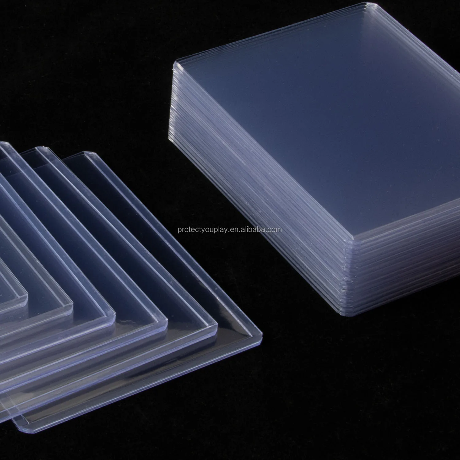 HYARUAT 35pt Top Loaders For Cards, Regular Holder With Protective Film...