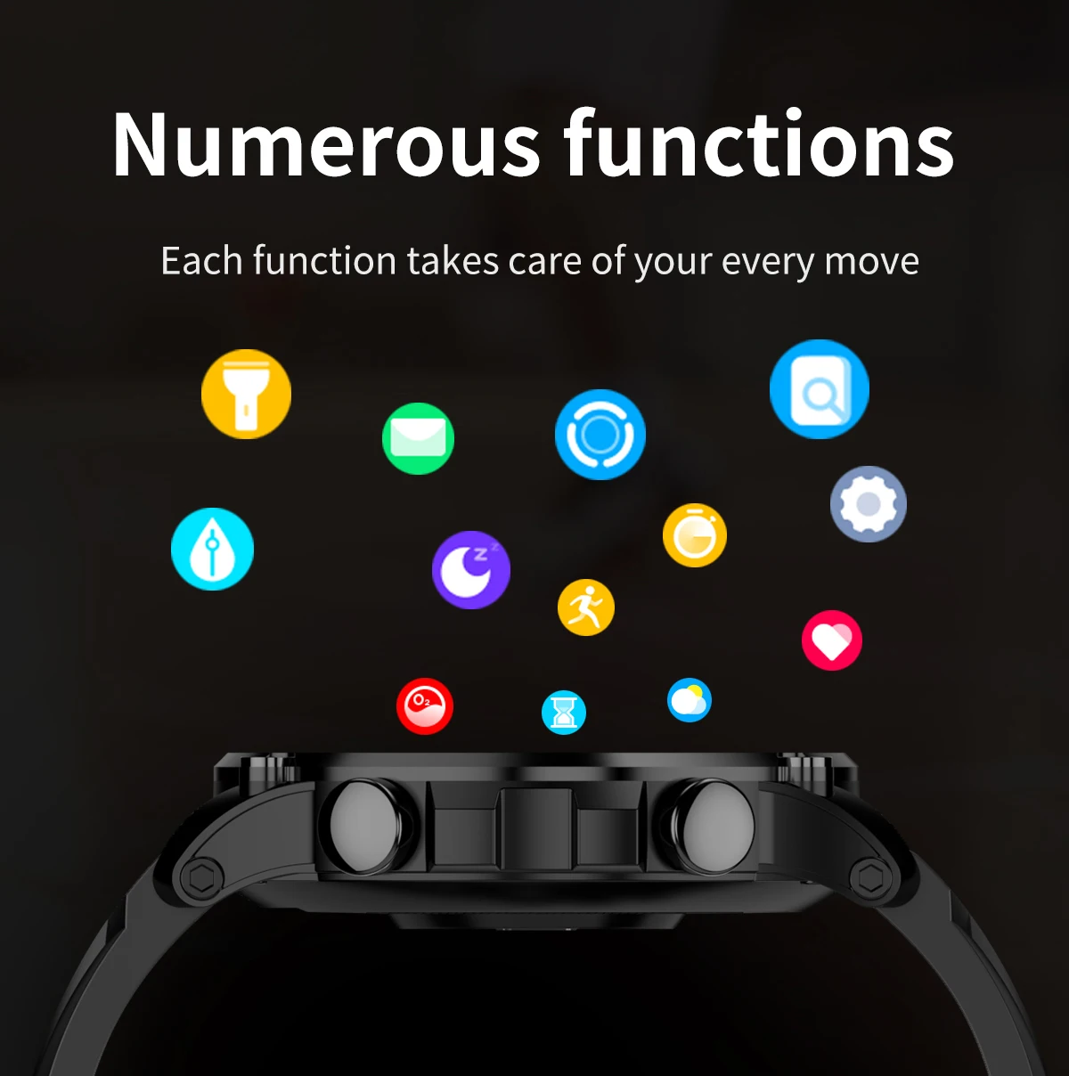 2021 New H32 Intelligente Reloj Smart Sport Watch Wireless Headset Connect Music Play Smart Watch